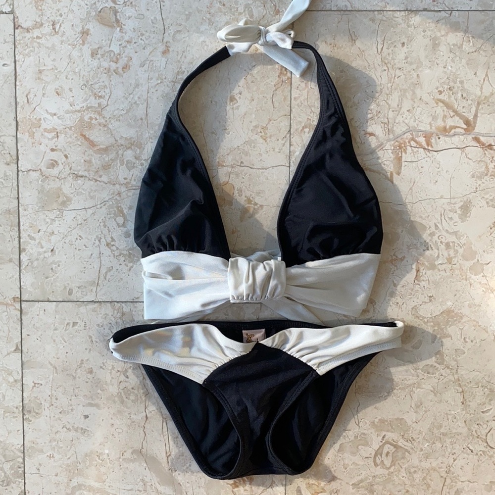 Luli Fama Black & White Bikini